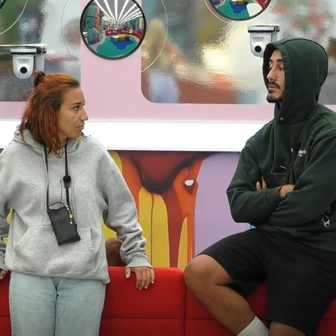 Catarina Miranda e Afonso Leitão conversam após noite tensa no Big Brother