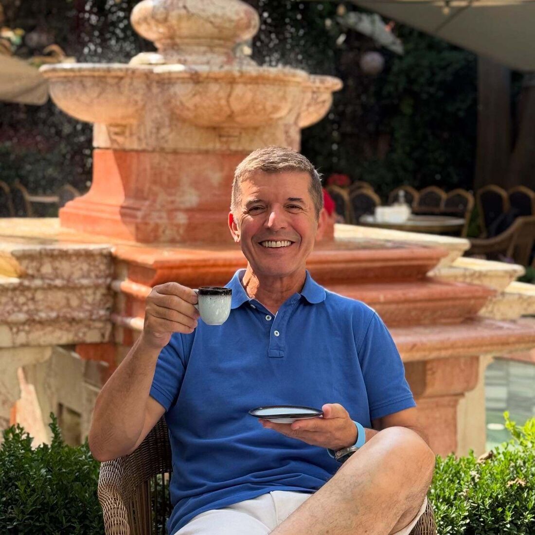 João Baião relaxa na Turquia