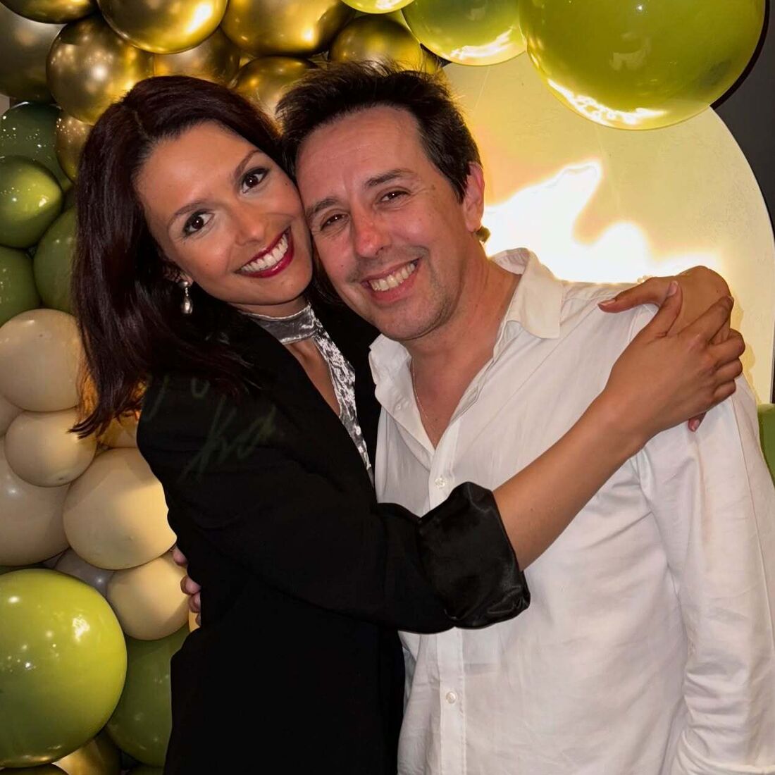 Manuel Marques e Beatriz Barosa juntos, negando rumores de separação