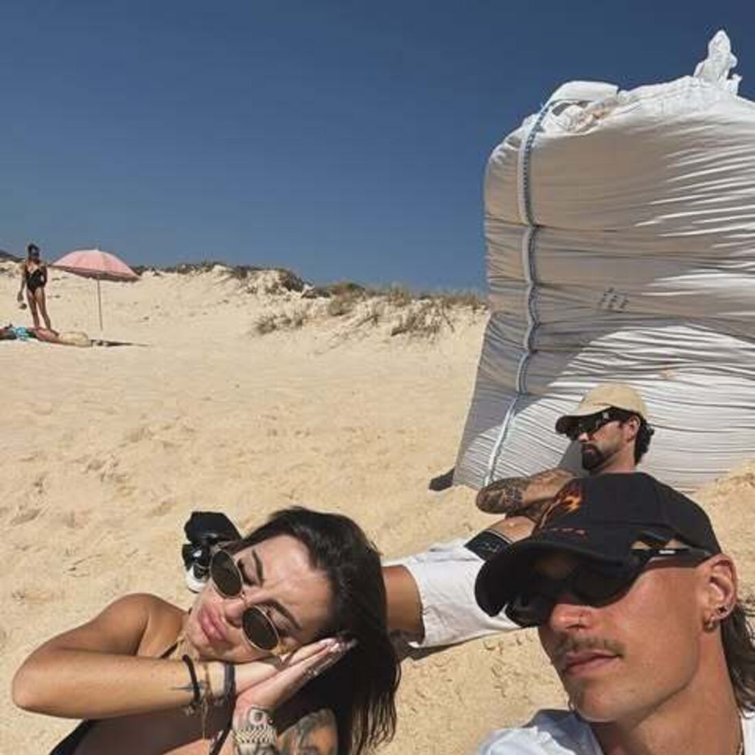 Ricardo Mangas com Carly Santos