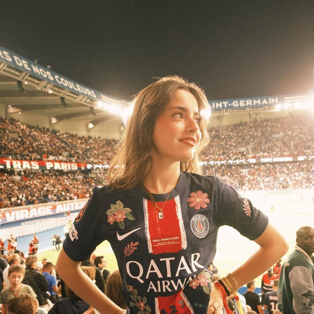 Madalena Aragão apoiou João Neves em jogo da liga francesa