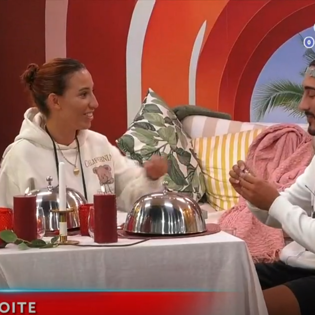 Catarina Miranda e Afonso Leitão num jantar romântico no Big Brother