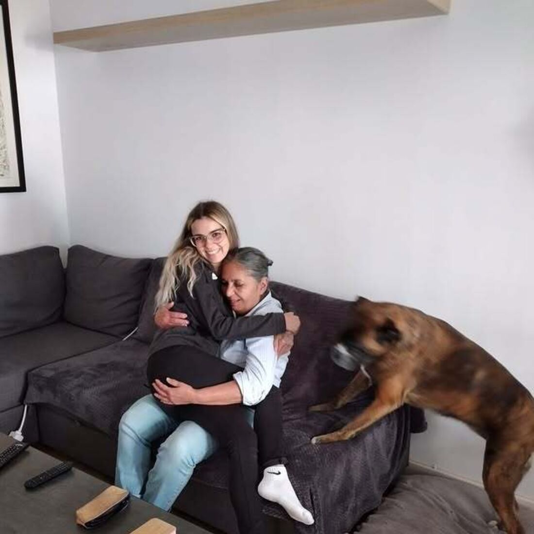 Juliana Leão com a tia