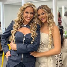 A cantora Bruna com a filha, Yara