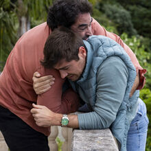 Tomás e Miguel na novela 'A Promessa'