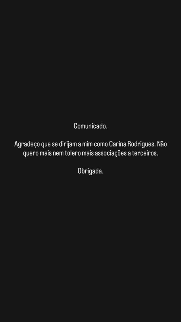 Carina Rodrigues, story