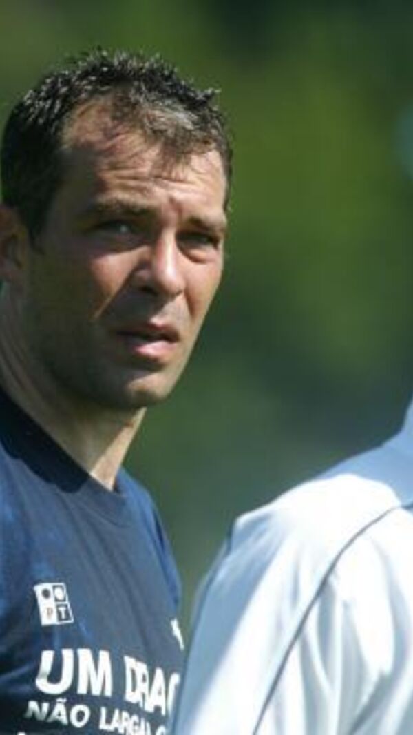 Jorge Costa com José Mourinho