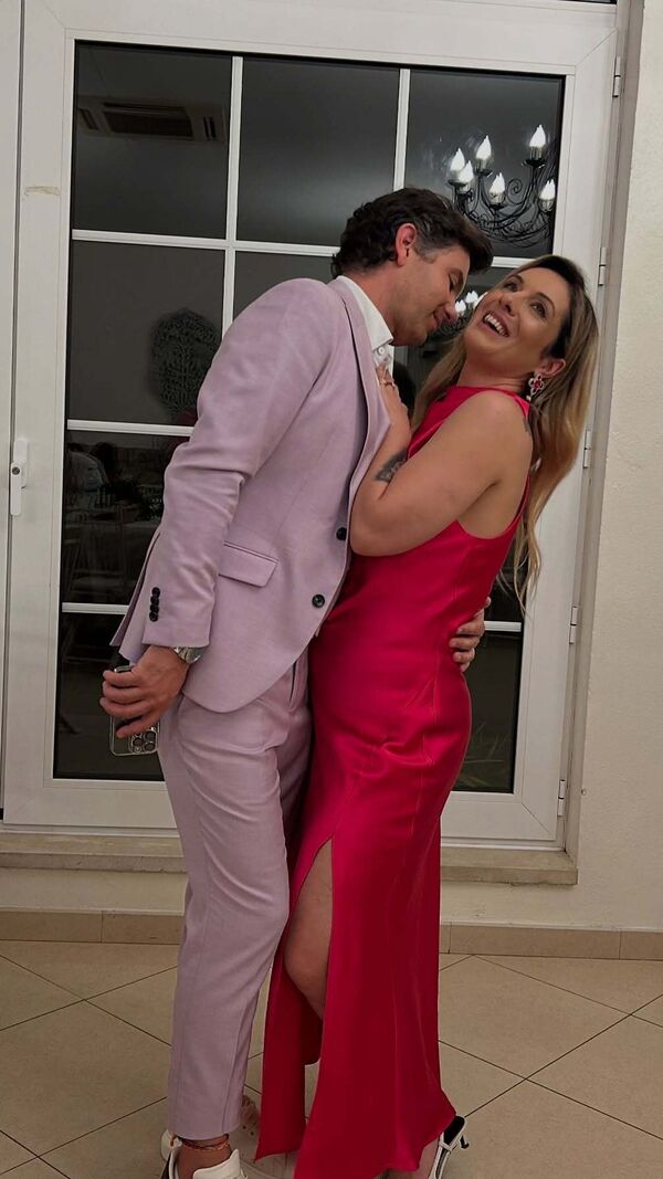Ricardo Azedo e Liliana Oliveira no casamento de Sara Norte e Vasco Vala