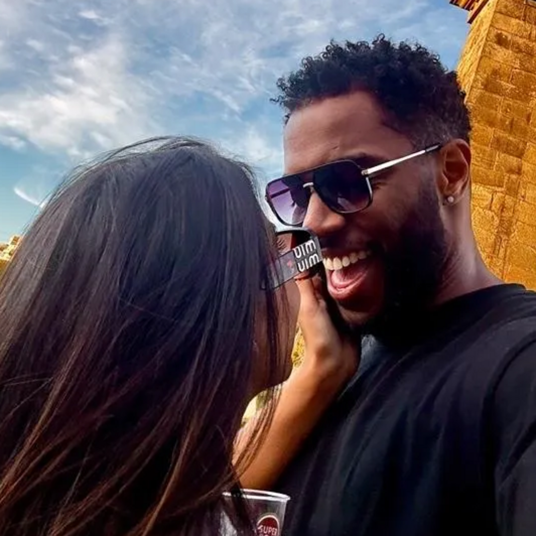 Nuno Brito com a namorada