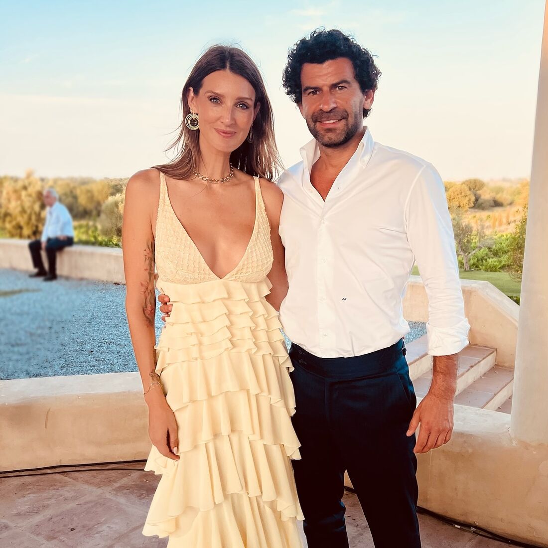 Luís Santos com Diana Pereira