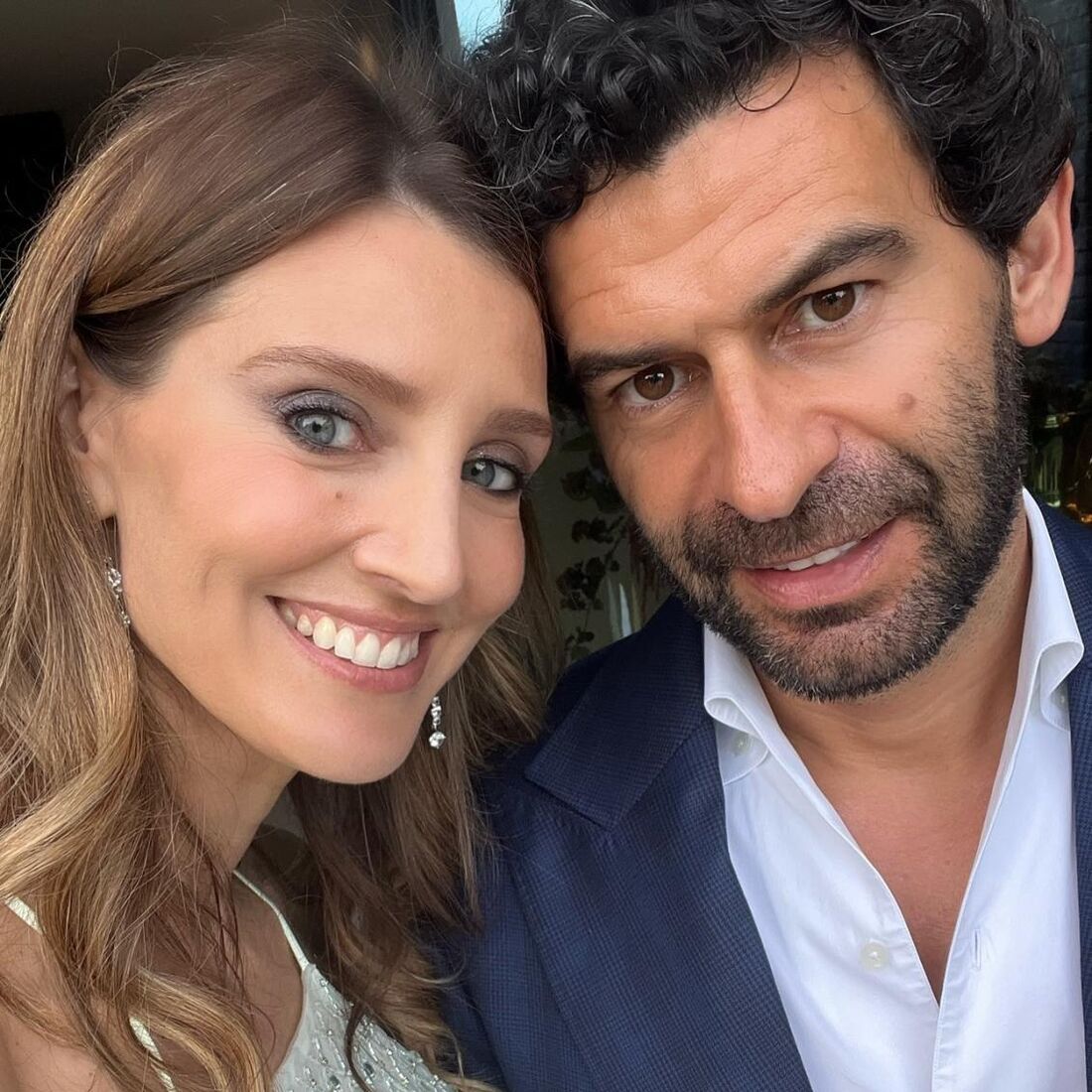 Luís Santos com Diana Pereira