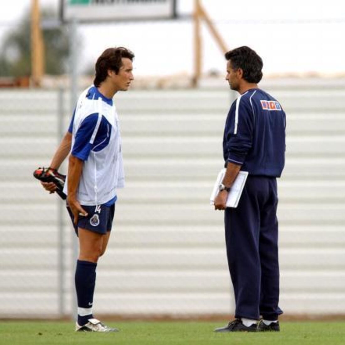 César Peixoto com José Mourinho no FC Porto