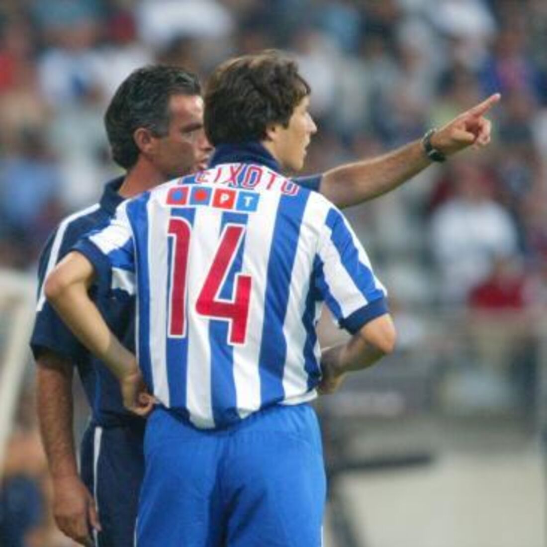 César Peixoto com José Mourinho no FC Porto