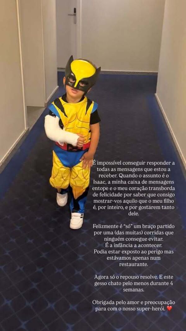 Filho de Rui Figueiredo e Jéssica sofre infortúnio