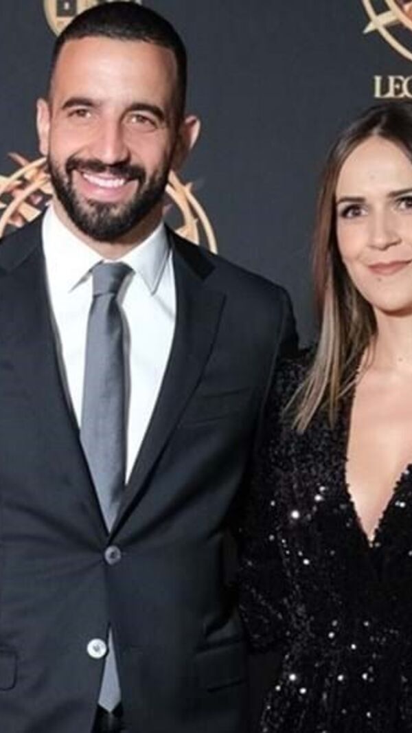 Rúben Amorim e a mulher, Maria João Diogo