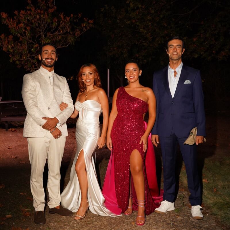 Afonso Leitão, Catarina Miranda, Jéssica Vieira e Viriato Quintela