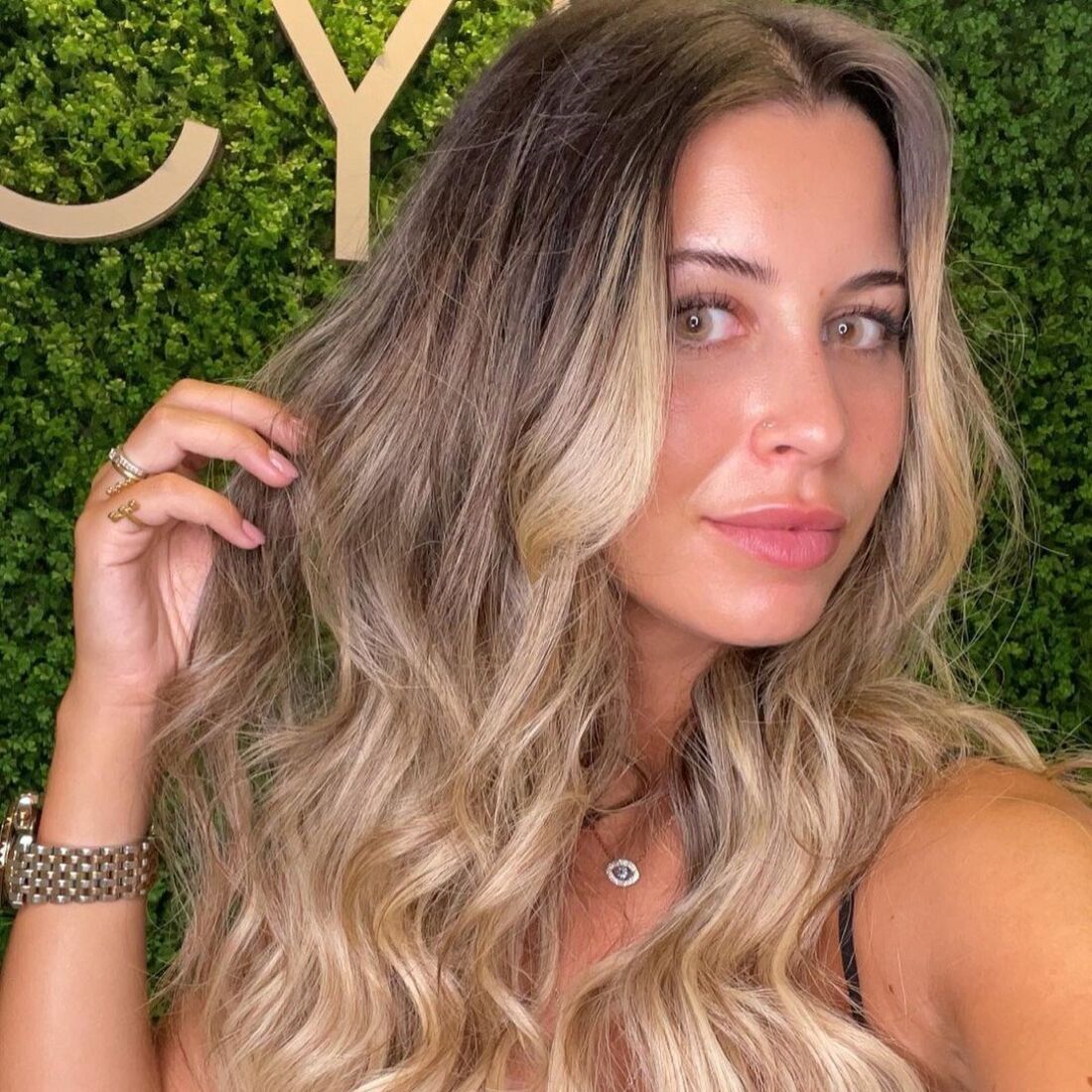 Patrícia Palhares é a companheira e mãe do filho do médio João Palhinha