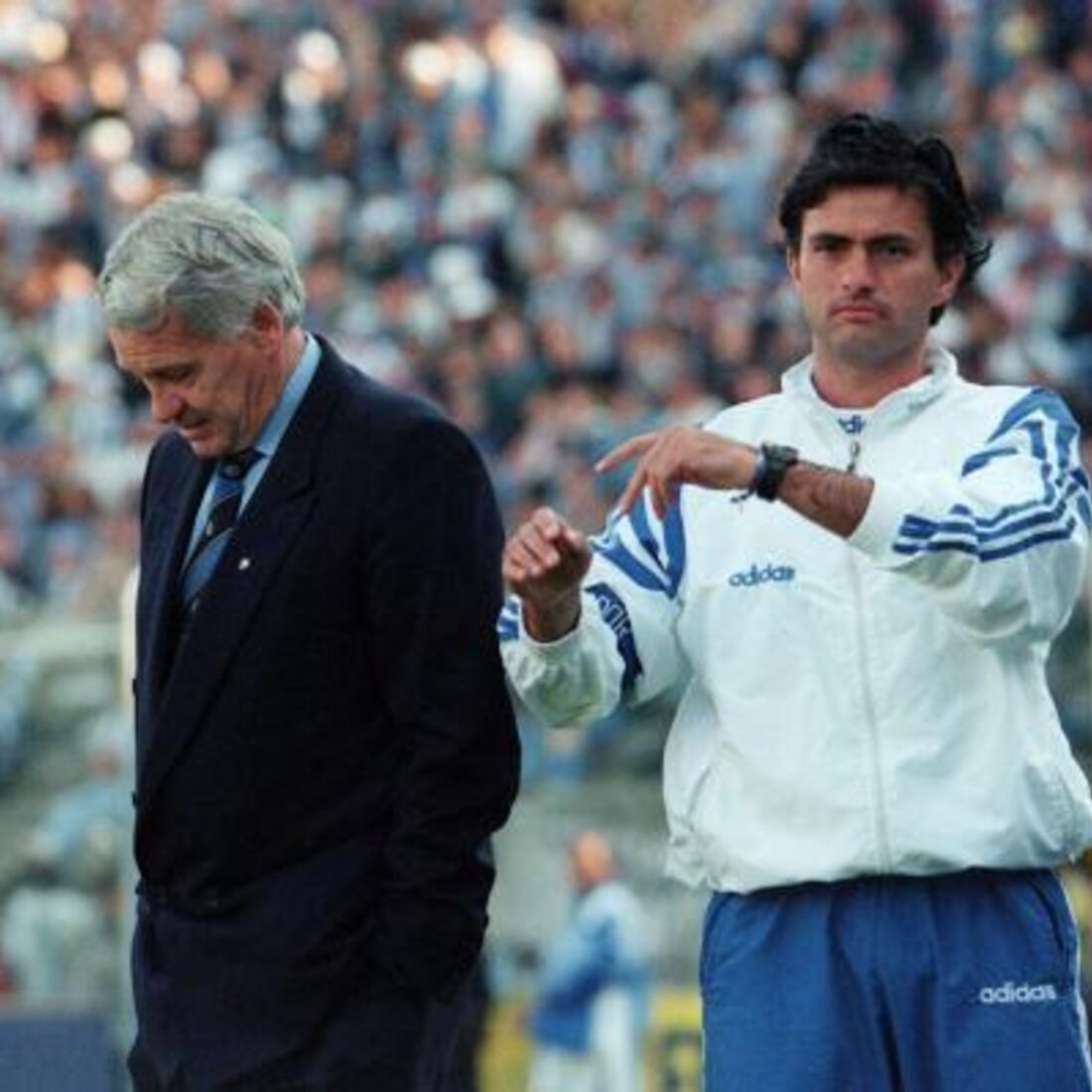 José Mourinho e Bobby Robson