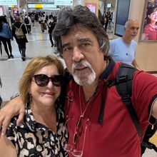 Dina Aguiar volta de viagem ao Japão com susto de saúde