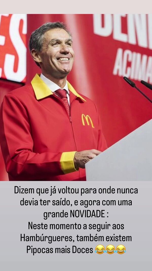 Quinaz, Benfica, story, Pipoca, Noronha