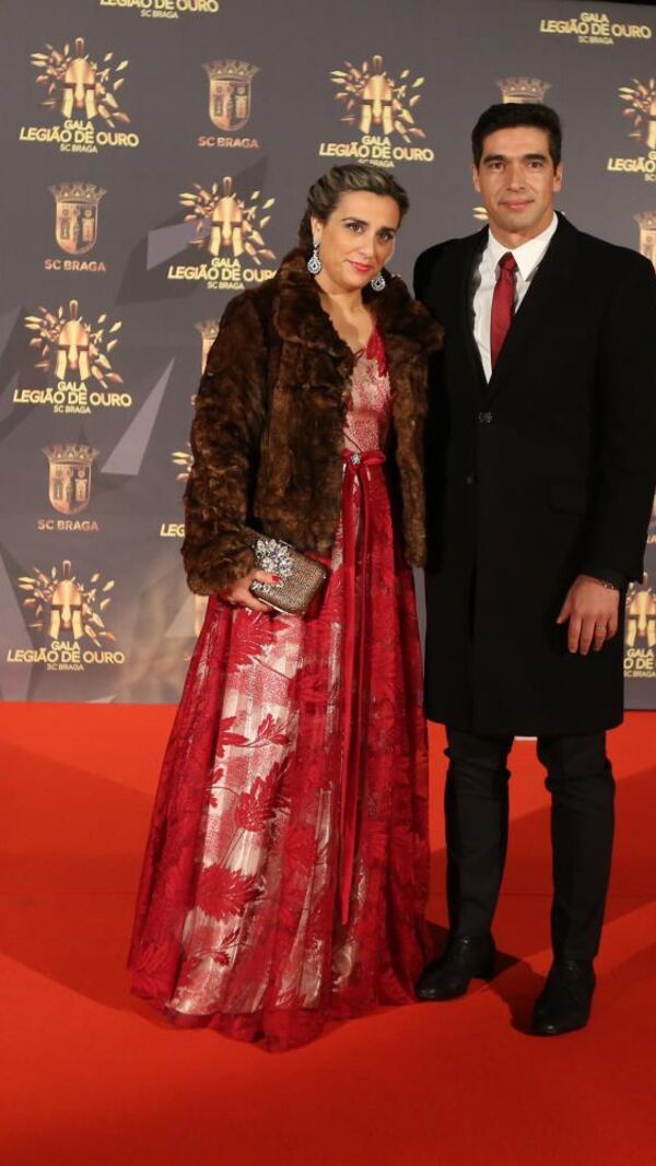 Abel Ferreira e Ana Xavier