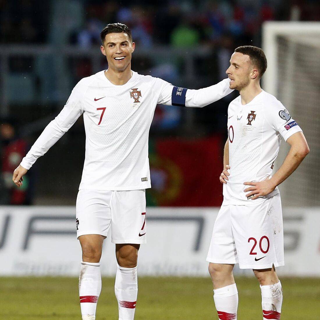 Cristiano Ronaldo e Diogo Jota