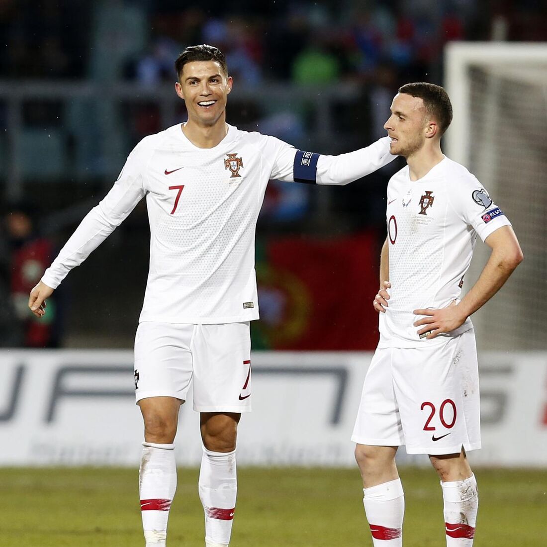 Cristiano Ronaldo e Diogo Jota