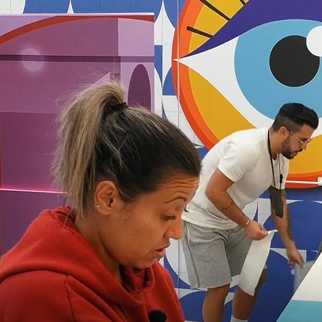 Marisa e Pedro discutem na Casa dos Segredos