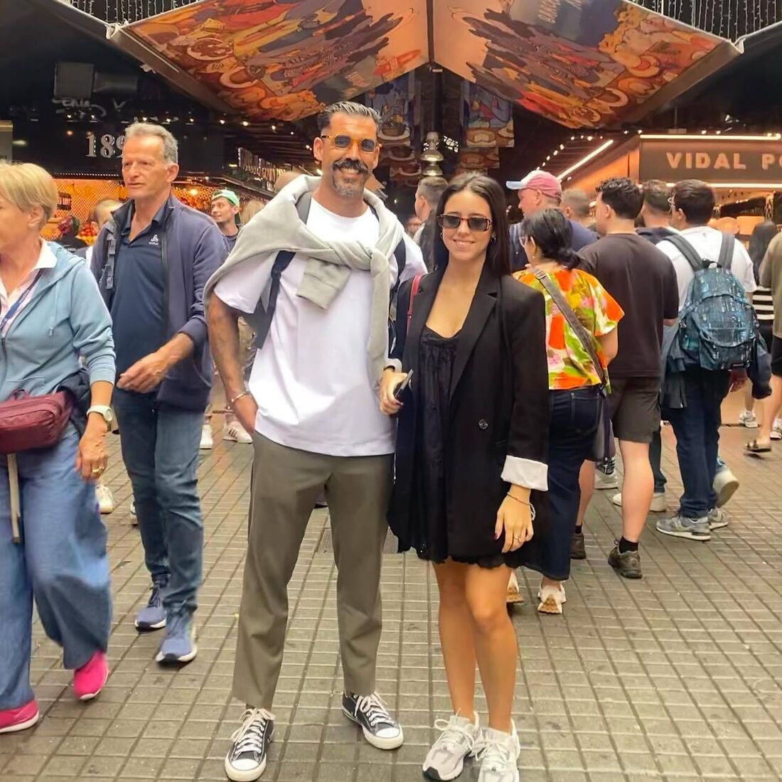 Bruno Simão com a filha, Carolina