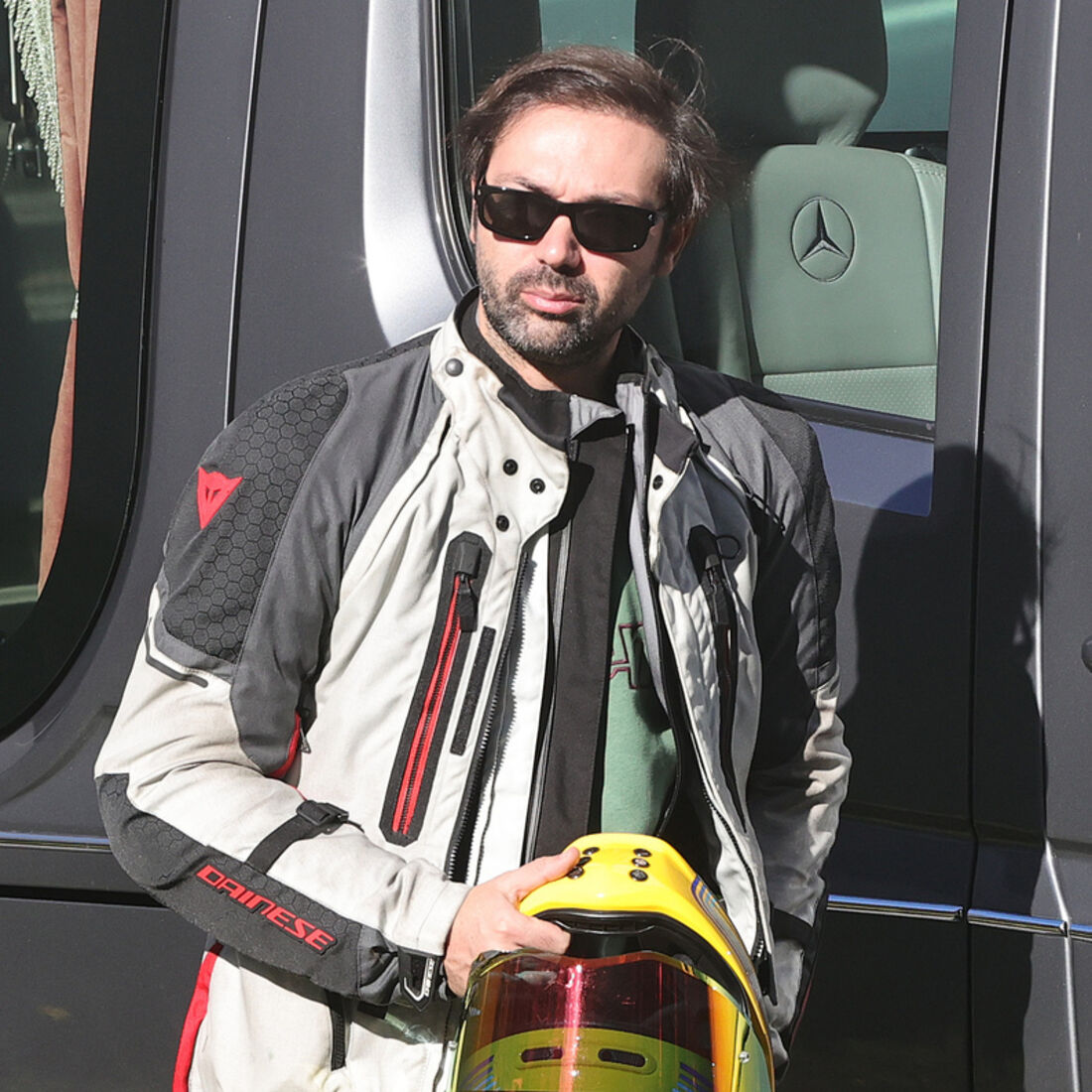 Diogo Valsassina no funeral de Almeno Gonçalves
