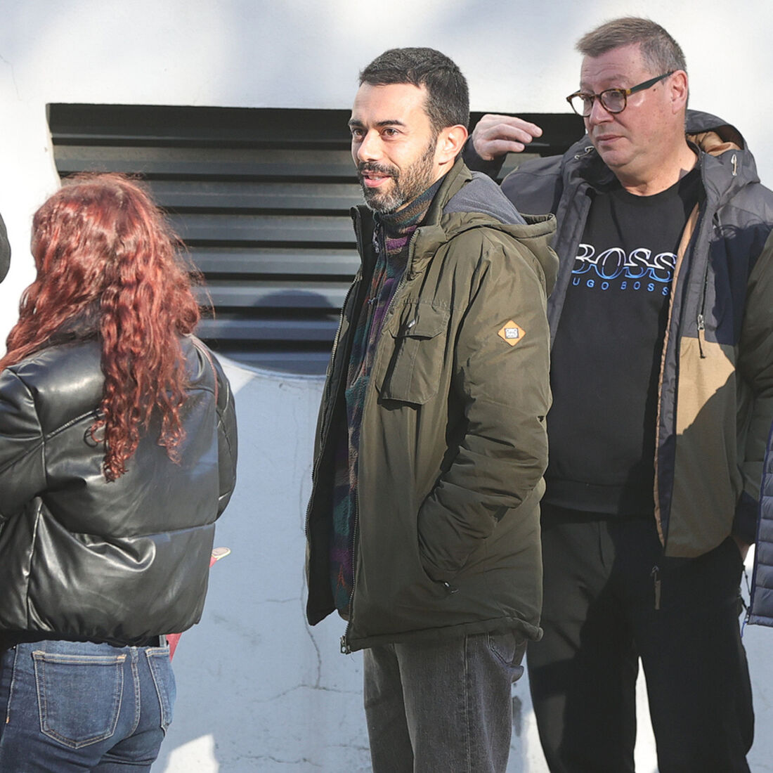 Ricardo Raposo no funeral de Almeno Gonçalves