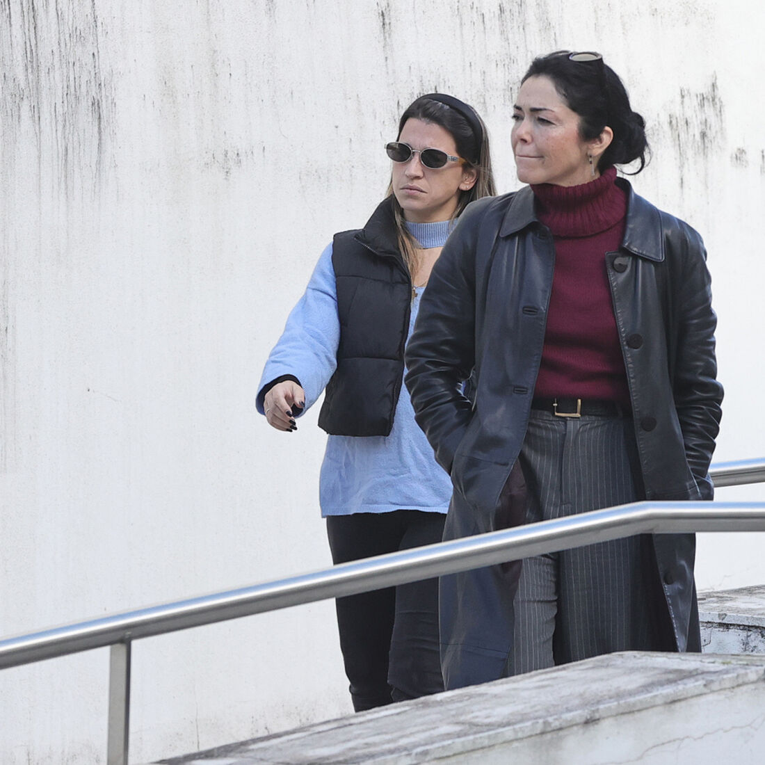 Ana Catarina Afonso no funeral de Almeno Gonçalves