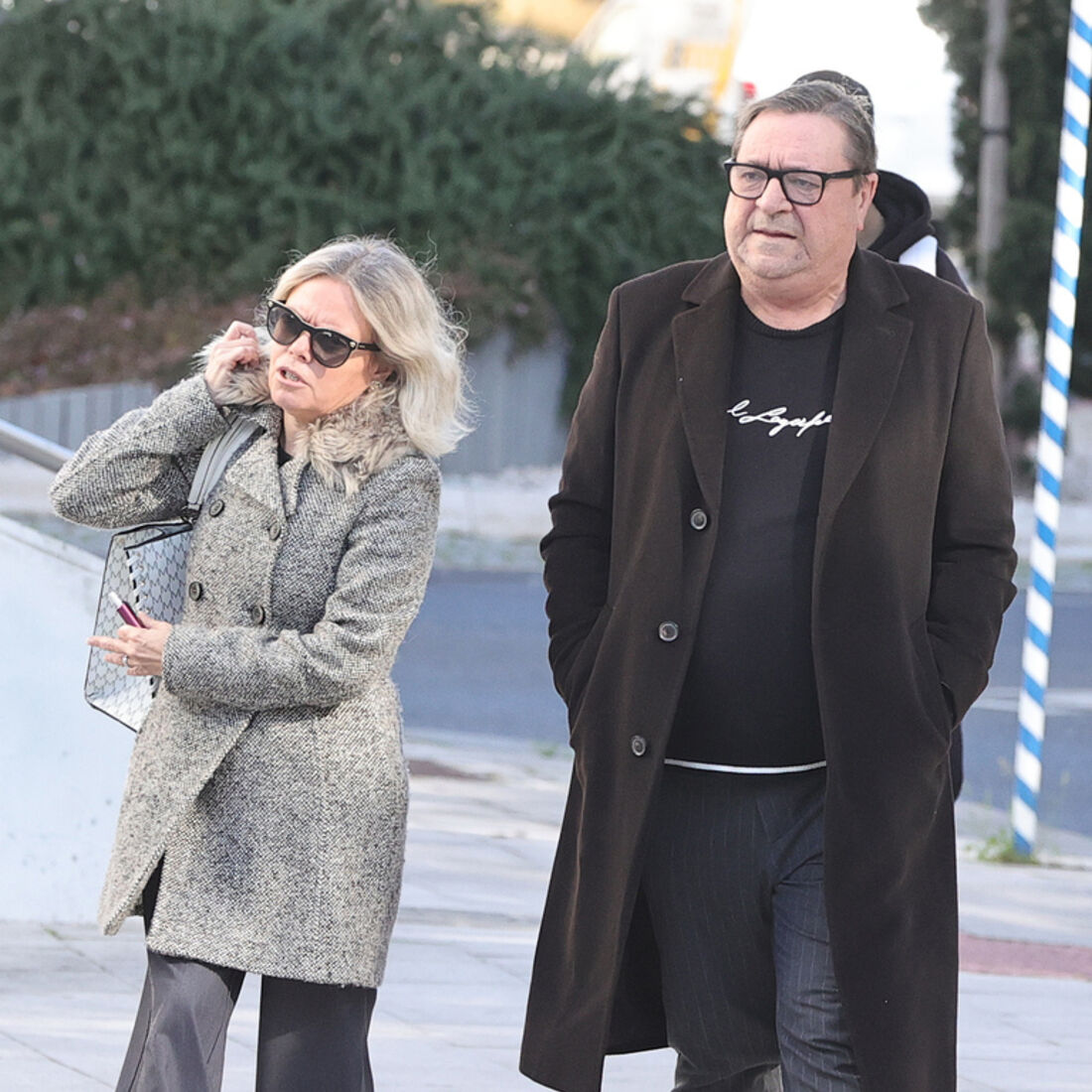 João Malheiro no funeral de Almeno Gonçalves