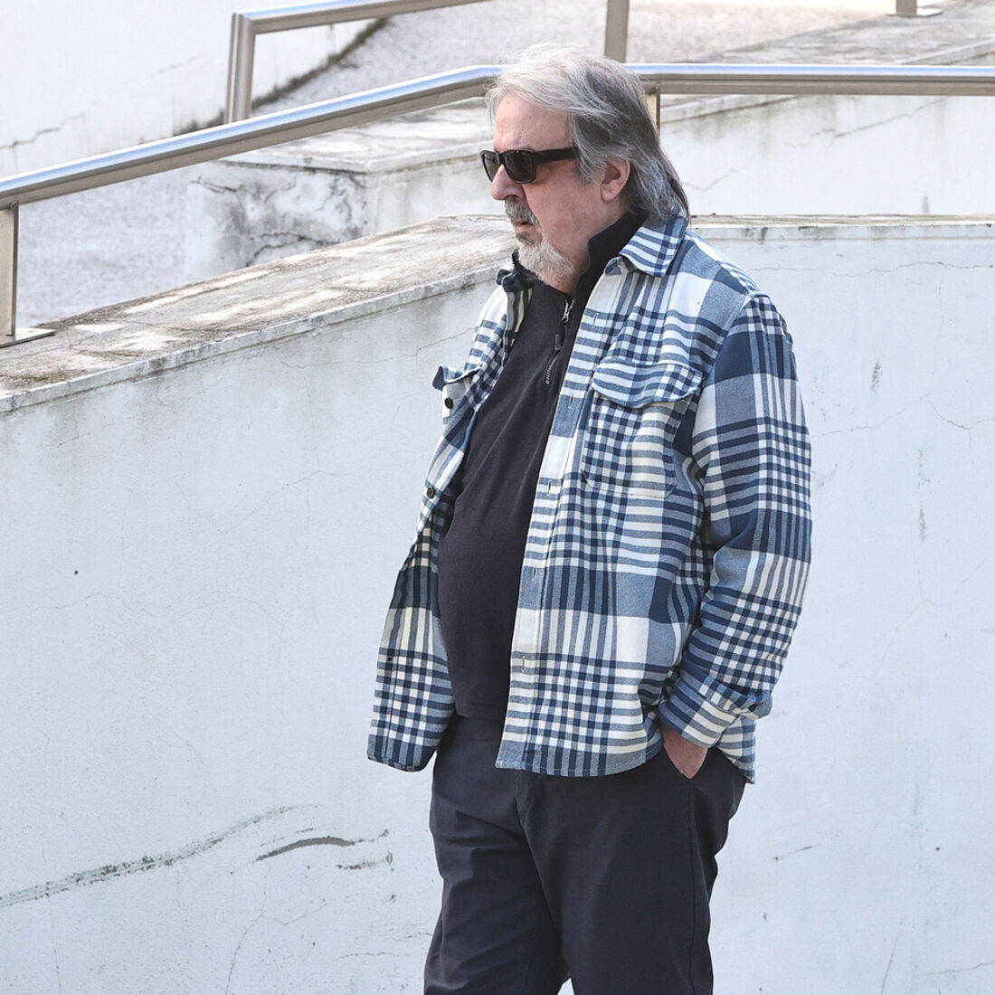 Fernando Ferrão no funeral de Almeno Gonçalves