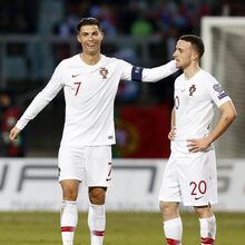Cristiano Ronaldo e Diogo Jota