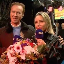 Emanuel e Luciana Abreu no Domingão