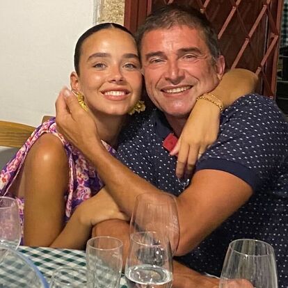 Catarina Maia com o pai