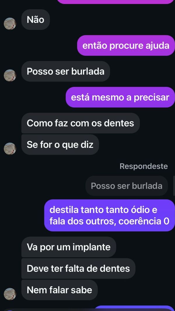 Ameaças, filha de Bruno Simão, Casa dos Segredos