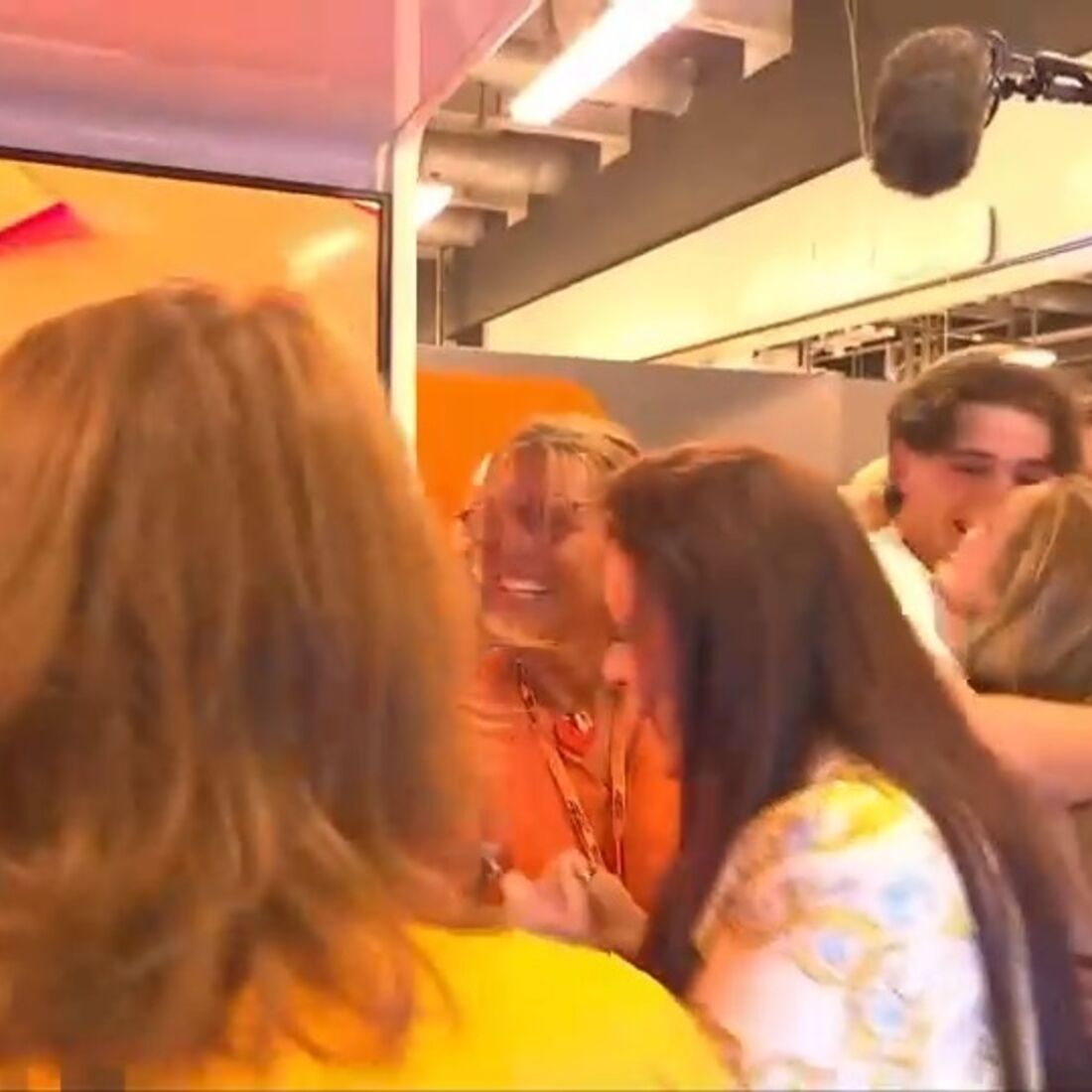 Margarida Corceiro e família de Lando Norris no GP de Abu Dhabi