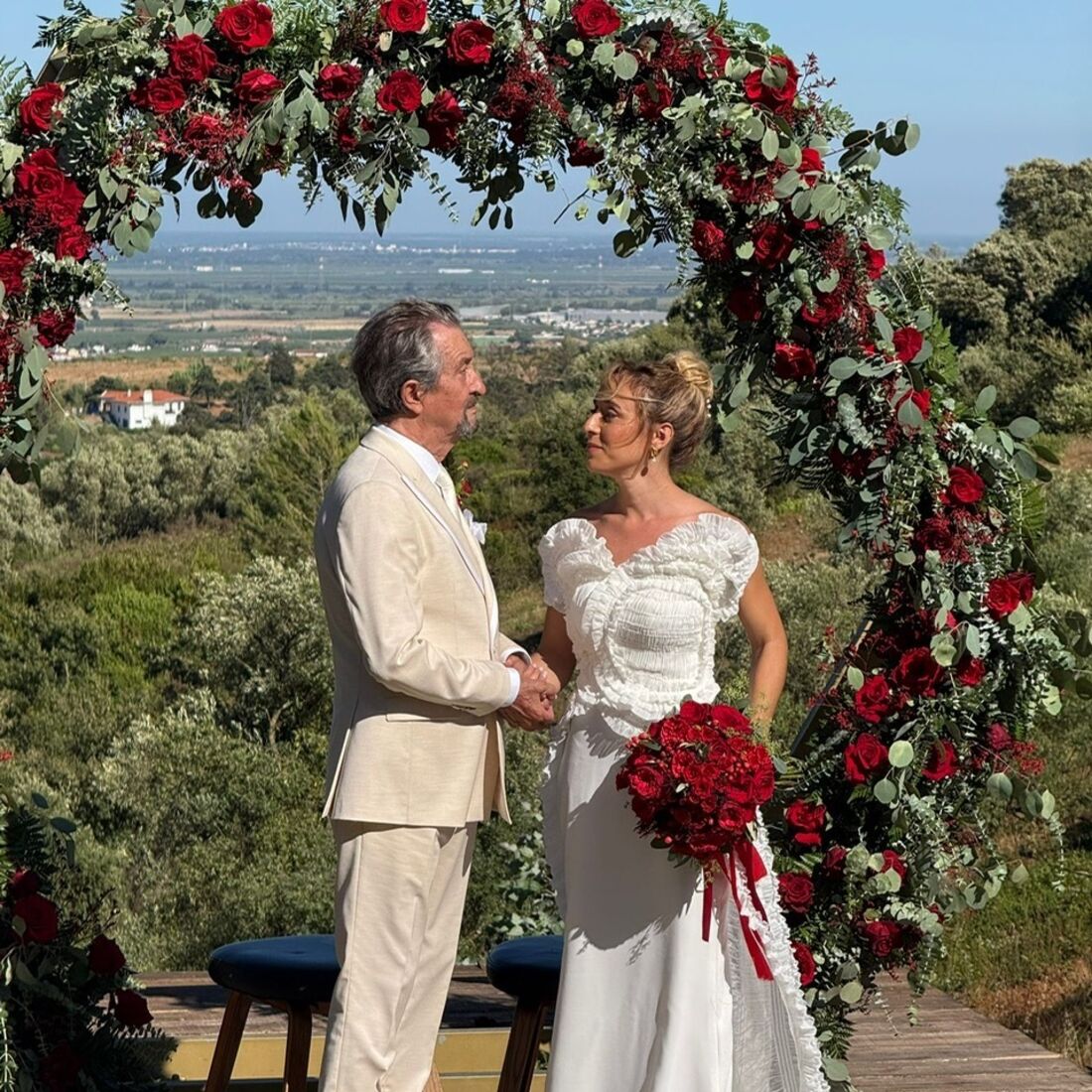 Carlos Areia e Rosa Bela casam-se na Herdade da Emberiza