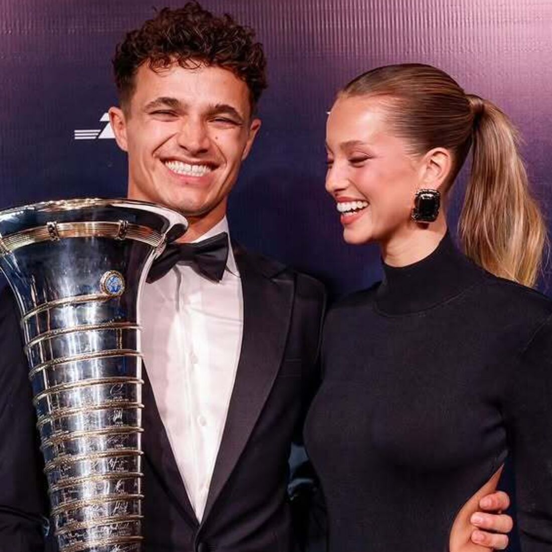 Lando Norris e Margarida Corceiro