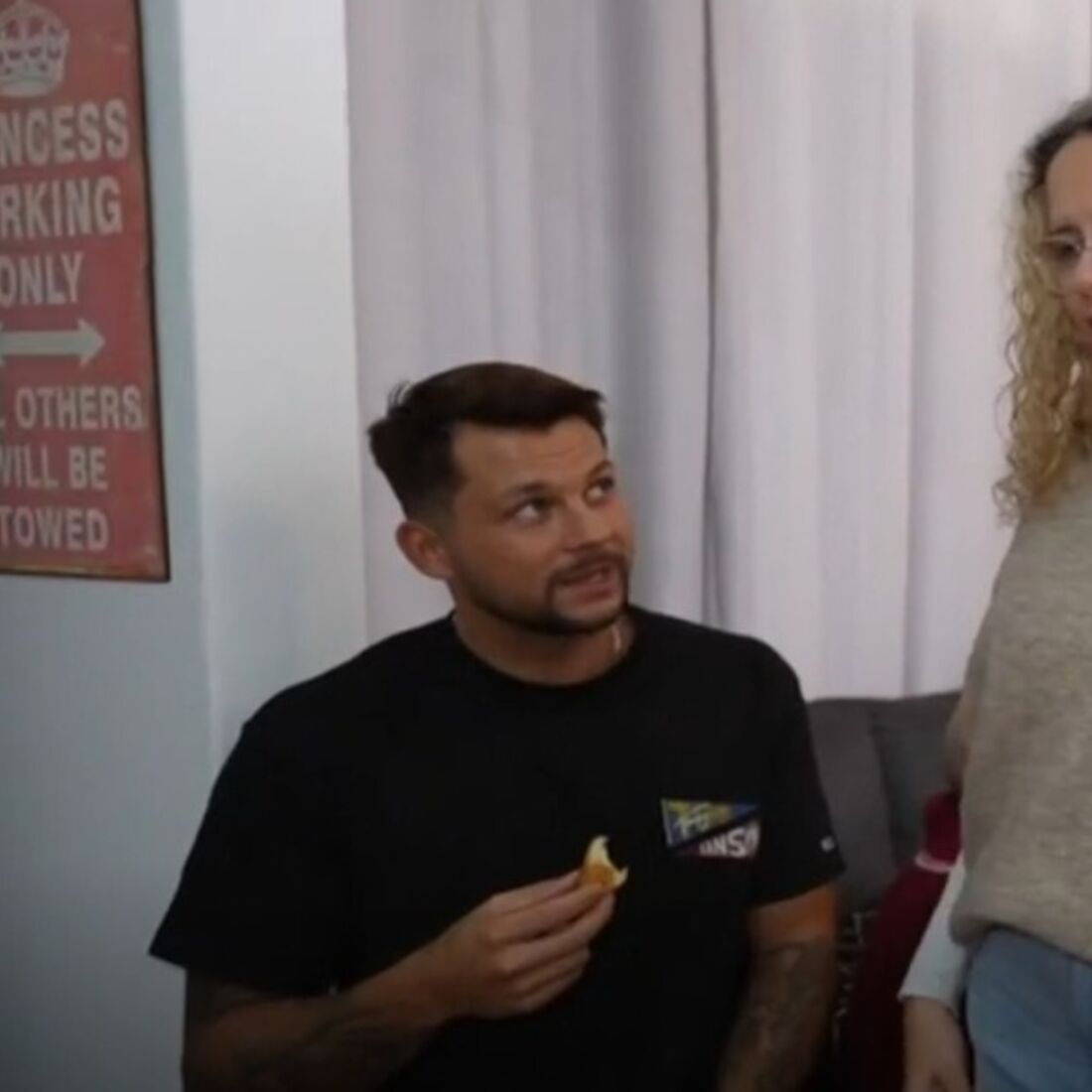 Dylan Fonte em casa dos pais de Inês