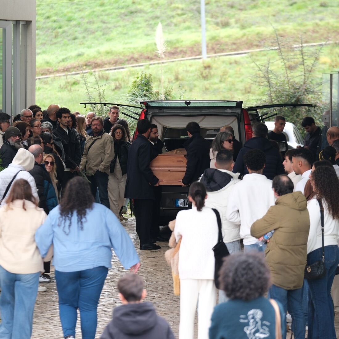 Cerimónias fúnebres de Maycon Douglas, ex-concorrente da 'Casa dos Segredos', em Leiria