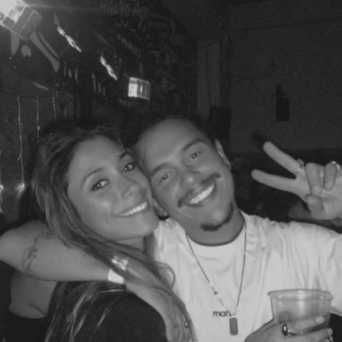 Maycon Douglas e namorada Raquel Coelho