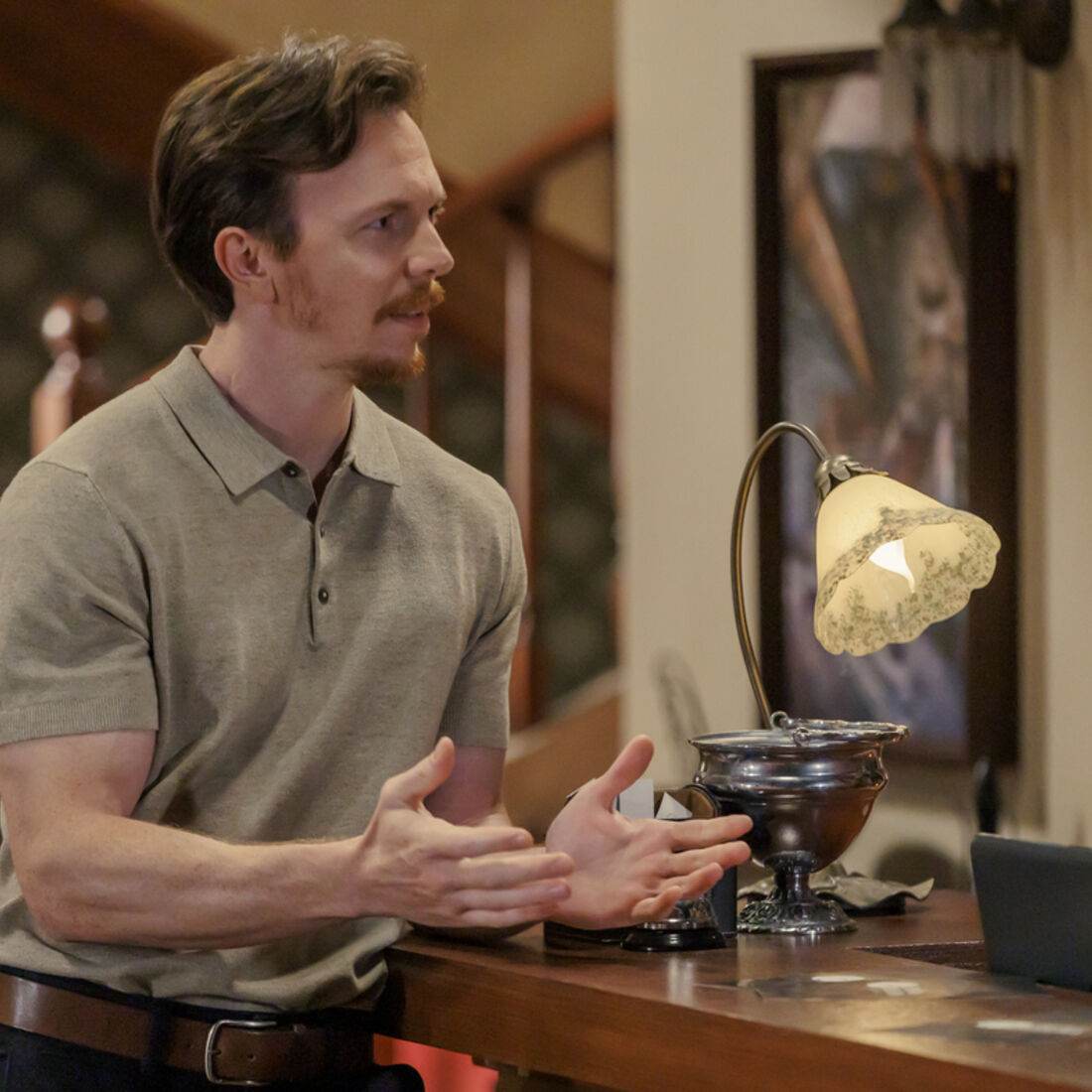 Simão na novela 'A Herança'jpg