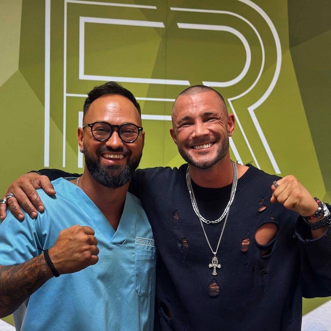 Pedro Roque com Pedro Barroso