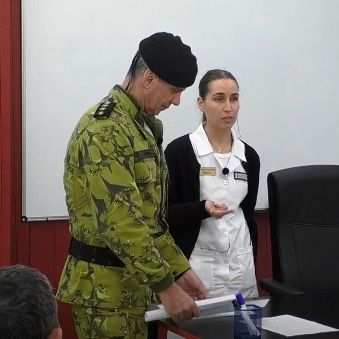 José Moutinho, enfermeira Catarina, 1.ª Companhia