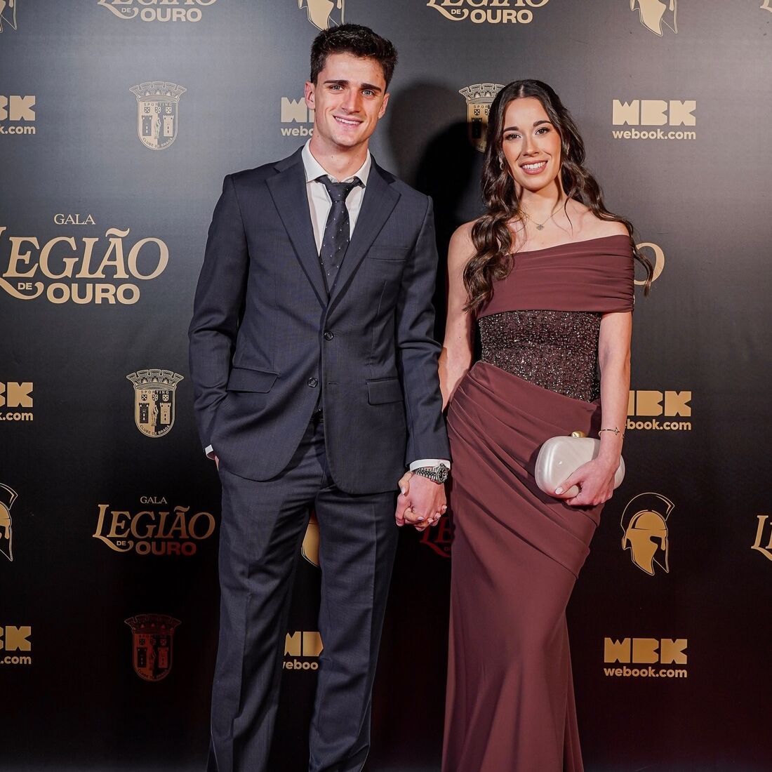 Pau Victor e Idalete na gala do Sp. Braga