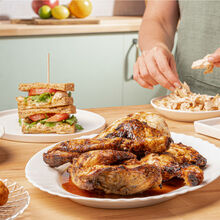 Aproveite sobras de frango em croquetes, saladas e sanduíches