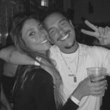 Maycon Douglas e namorada Raquel Coelho